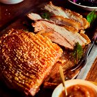 No.1 Free Range Dry Aged Pork Belly with Apple Sauce