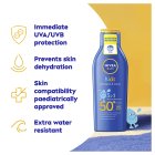 NIVEA Kids Protect & Care Coloured Spray Sun Cream SPF50+, 200ml 200ML