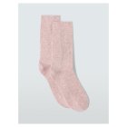 Blush Wool Silk Ankle Sock