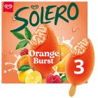 Solero Orange Burst Ice Cream Lollies 3 x 90ml