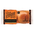 St Pierre 4 Burger Buns (Pre-Sliced)