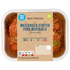 Waitrose Mozzarella Stuffed Pork Meatballs