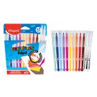 Maped Pack of 12 Color'peps Oops Felt Tip Pens