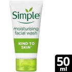Simple Moisturising Foam Facial Wash 50ml