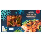 Waitrose Christmas Salmon Fillet with Orange & Cranberry