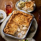 No.1 Turkey, Chicken & Duck Pie with a Champagne Sauce