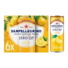 San Pellegrino Zero Sparkling Lemon Cans