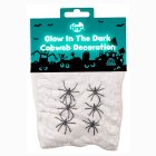 Tinc Glow in the Dark Cobweb Decoration