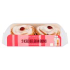 Waitrose 2 Iced Belgian Buns