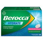 Berocca 20 x Hydrate Natural Mango Passionfruit Flavour Effervescent Tablet
