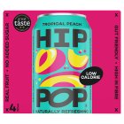 Hip Pop Sparkling Tropical Peach Drink Cans