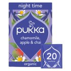 Pukka Herbs Organic Night Time Apple Chai 20 Herbal Tea Bags