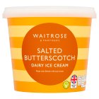 Waitrose Salted Butterscotch Dairy Ice Cream