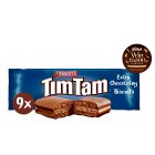 Arnotts Tim Tam Extra Chocolatey Milk Chocolate Flavour Biscuits, 9 Bars, 200g