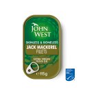 John West Jack Mackerel Fillets in Extra Virgin Olive Oil