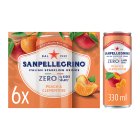 San Pellegrino Zero Sparkling Peach & Clementine Cans