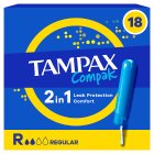 Tampax Compak Regular Tampons With Applicator