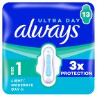Always Ultra Sanitary Towels Light / Moderate Flow Day (Size 1) 26 Pads