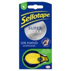 Sellotape On-Hand Super Clear Dispenser 18mm x 15m