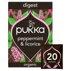 Pukka Organic Peppermint & Licorice 20 Tea Bags30g
