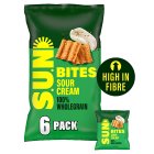 Sunbites Sour Cream & Cracked Black Pepper Multipack Snacks Crisps