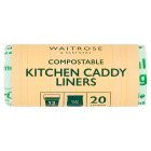 Waitrose 20 Compostable Caddy Liners20s