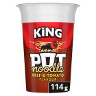 Pot Noodle King Beef & Tomato
