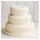 Fruit, Golden & Chocolate Sponge 3-Tier Dotted Ribbon Wedding Cake