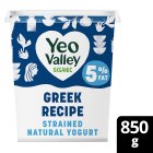 Yeo Valley Organic  Greek Recipe 5% Fat Natural 850g