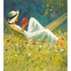 Lady Reading The Paper