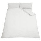 John Lewis Crisp and Fresh 200 Thread Count Egyptian Cotton Duvet Cover, Double, White