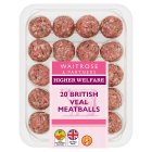 Waitrose British Veal 20 Meatballs