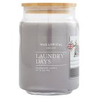Wax Lyrical Candle, Large Jar, Laundry Days