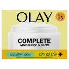 Olay Complete Day Cream Moisturiser Sensitive SPF 15 50ml