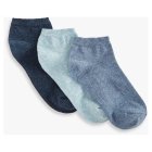 John Lewis Blue Trainer Socks