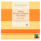 Waitrose Gold Extra Strong 80 Tea Bags250g