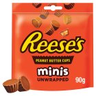 Reese's Milk Chocolate and Peanut Butter Cups Minis Pouch NON GMO 90g