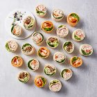 Meat Roulade Wrap Selection, 24 pieces