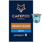 CafePod Decaf Brunch Blend Nespresso Compatible Aluminium Coffee Pods 18
