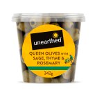 Unearthed Green Olives with Herbs 342g 