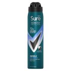 Sure Men Nonstop Protection Antiperspirant Aerosol Invisible Ice Fresh 250 Ml