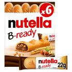 Nutella B-Ready Chocolate Hazelnut Wafer Biscuit Multipack 6 Bars