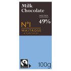 No.1 Fairtrade Dominican Republic Milk Chocolate100g