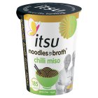 itsu chilli miso instant noodles & broth pot
