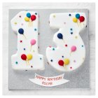 13th Birthday Balloon & Stars Cake