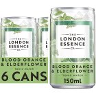 London Essence Co. Blood Orange & Elderflower Tonic Water Cans