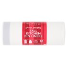 Waitrose Extra Strong Tall Bin Liners 50L