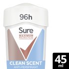 Sure Maximum Protection Clean Scent Deodorant Stick45ml