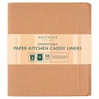 Waitrose Kitchen Caddy Paper Liners