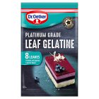 Dr. Oetker Platinum Leaf Gelatine 8s